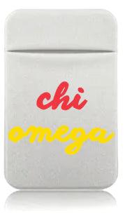 Sorority Script Cell Phone Wallet