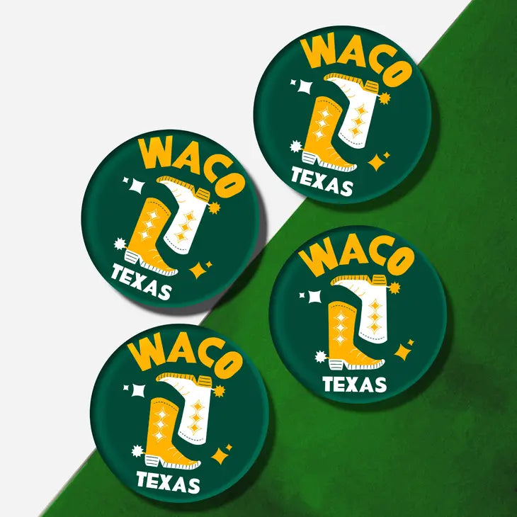 Waco, Texas Acrylic Drink Coasters