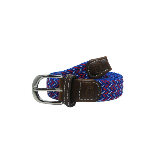 The Lil' Plymouth Kid's Herringbone Woven Stretch Belt