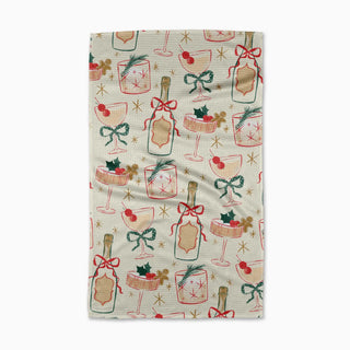 a towel with a pattern on it