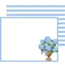 Hydrangeas Urn Flat Notecards