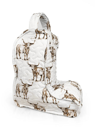Quilted Boot Bag - Several designs available