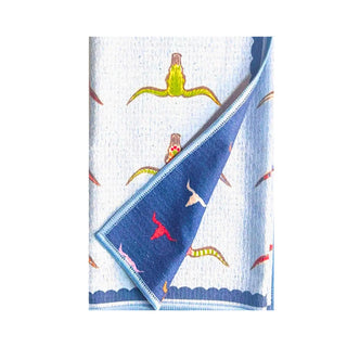 Game Day Longhorn Theme Tea Towel