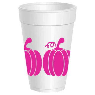 Pumpkin Wrap Styrofoam Cups