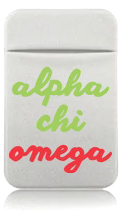 Sorority Script Cell Phone Wallet