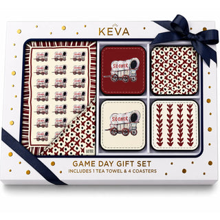 Game Day Tea Towel & Coasters Gift Set