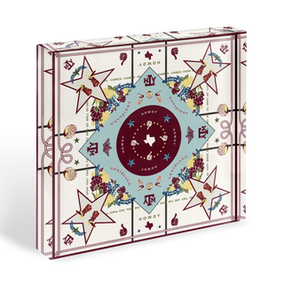 a box with a design on it