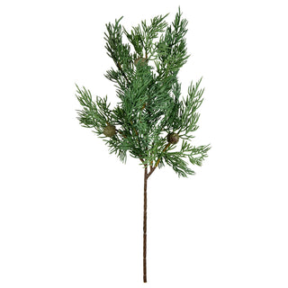 16" Green Stovall Cedar Pine Artificial Christmas Spray