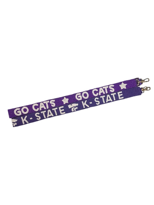 K-State Beaded Purse Strap