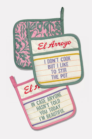 El Arroyo Marquee Pot Holders