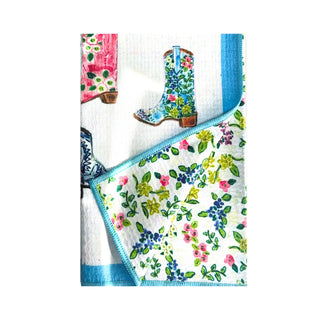 Texas Theme Double-Sided Tea Towel