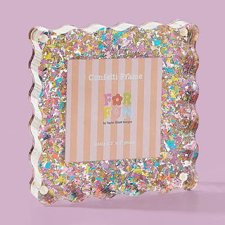 Colorful Confetti Picture Frame, Small