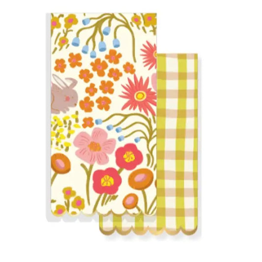 Floral Bunny Guest Napkins