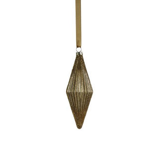 Antique Ribbed Rhombus Ornament