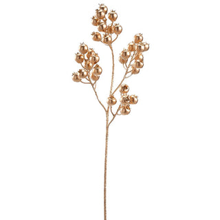 a gold plant with berries