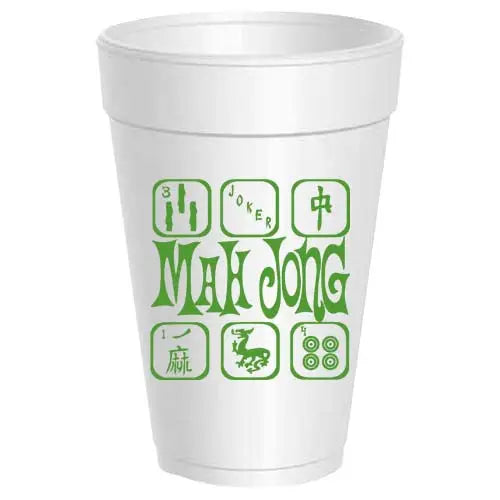 Mahjong Tiles Styro Cup