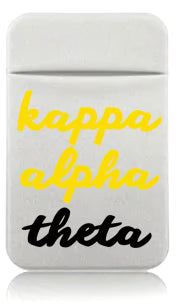 Sorority Script Cell Phone Wallet