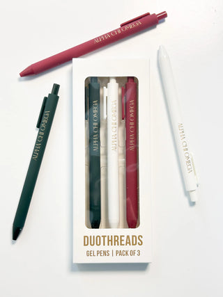 Lettered Luxe Sorority Pens - Set of 3