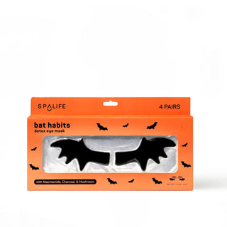 Halloween Bat Habits Detox Undereye Masks - 4 Pairs