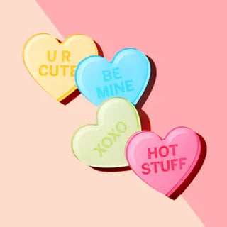 Conversation Heart Coasters