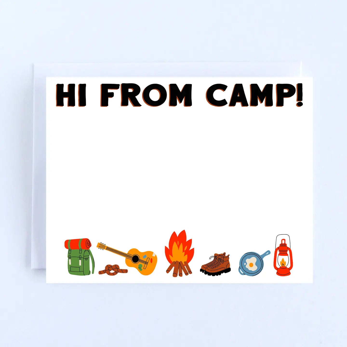 Blank Camp Cards: Campsite - Boxed Set of 10