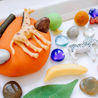 Safari Sensory Play Dough Kit by Present Not Perfect