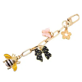 Bee Theme Bag Charm