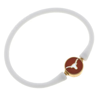 Texas Longhorns Enamel Silicone Bali Bracelet