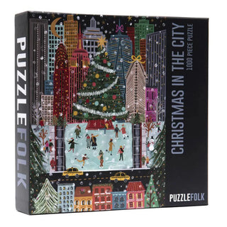 Christmas in the City 1000 Piece Holiday Puzzle
