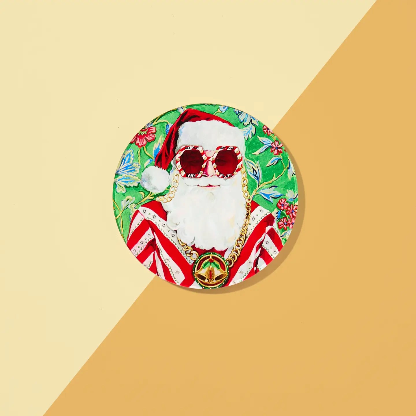 Swanky Santa Acrylic Coaster