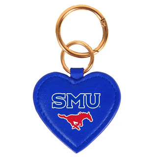 SMU Heart Key Ring