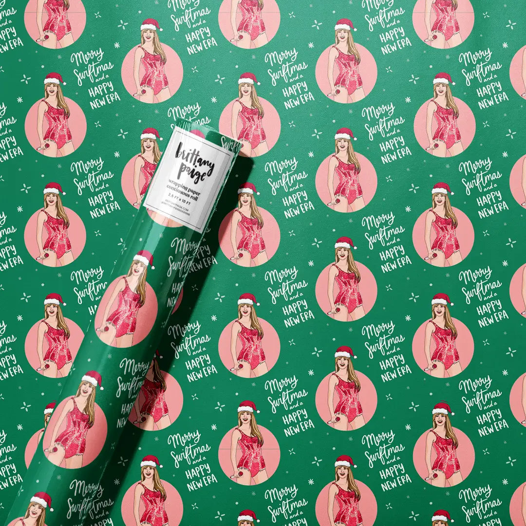 Merry Swiftmas and Happy New Era Wrapping Paper