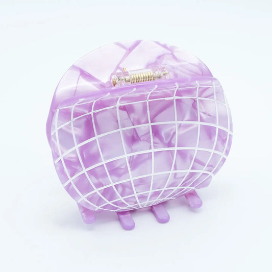 Purple Disco Ball Hair Clip