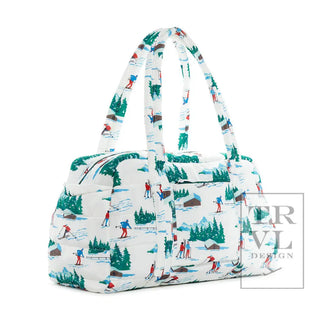 Luxe Ski Hit the Slopes Grande Puffer Duffle