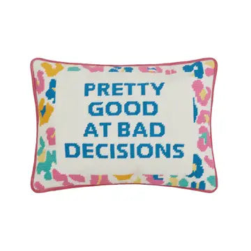 Pretty Good Needlepoint Pillow