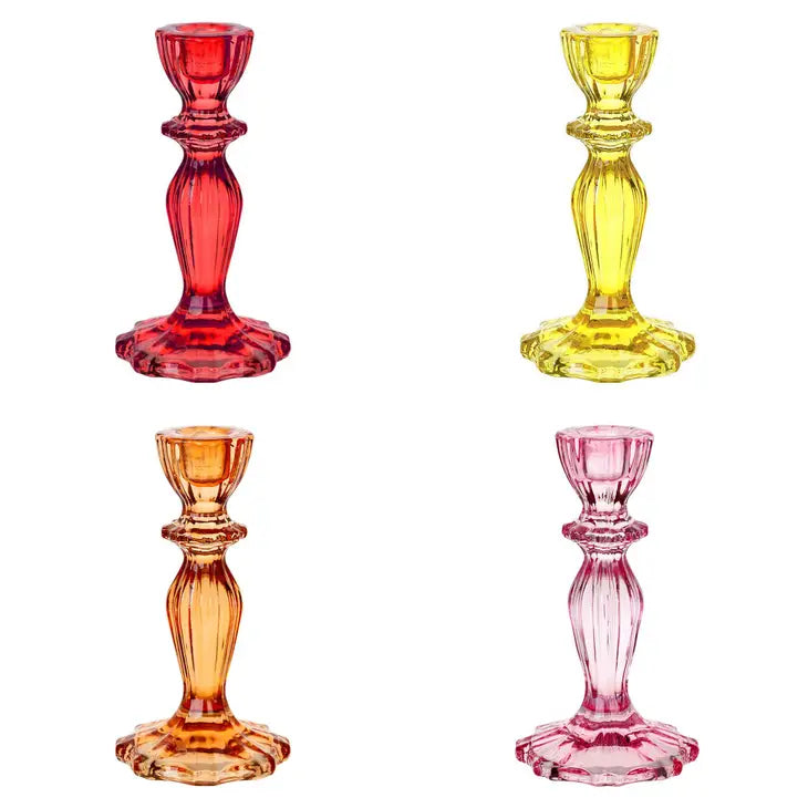 Glass Candle Holders