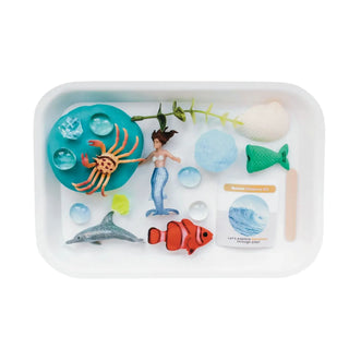 Ocean Sensory Play Dough Kit by Present Not Perfect
