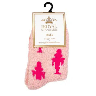 Kids Nutcracker Fuzzy Socks