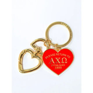 Please Return Sorority Key Ring