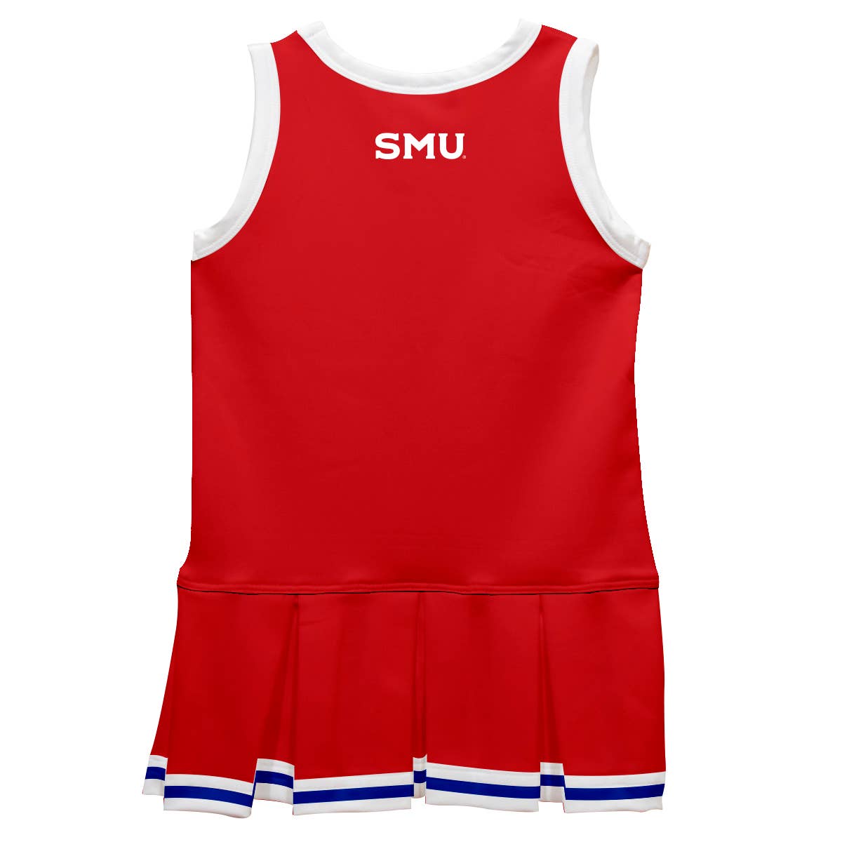 SMU Mustangs Red Sleeveless Cheerleader Dress