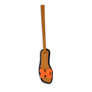 Orange Sandal Bag Charm