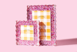 Pink Confetti Picture Frame, Small