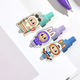 Labubu Cartoon Patch Press Gel Ink Pen