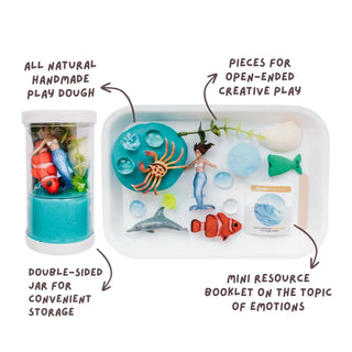 Ocean Sensory Play Dough Kit by Present Not Perfect