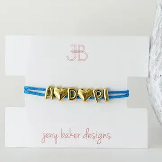 Sorority Cord Bracelet