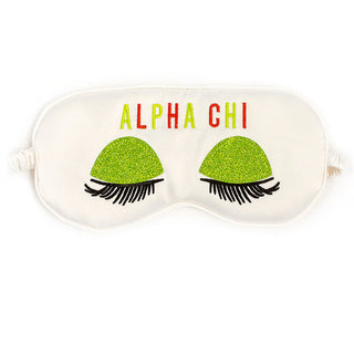 Embroidered Satin Sleep Mask