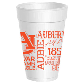 Auburn Traditions Wrap Styrofoam Cups
