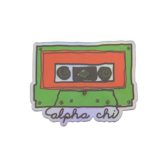 Holographic Cassette Decal Sticker