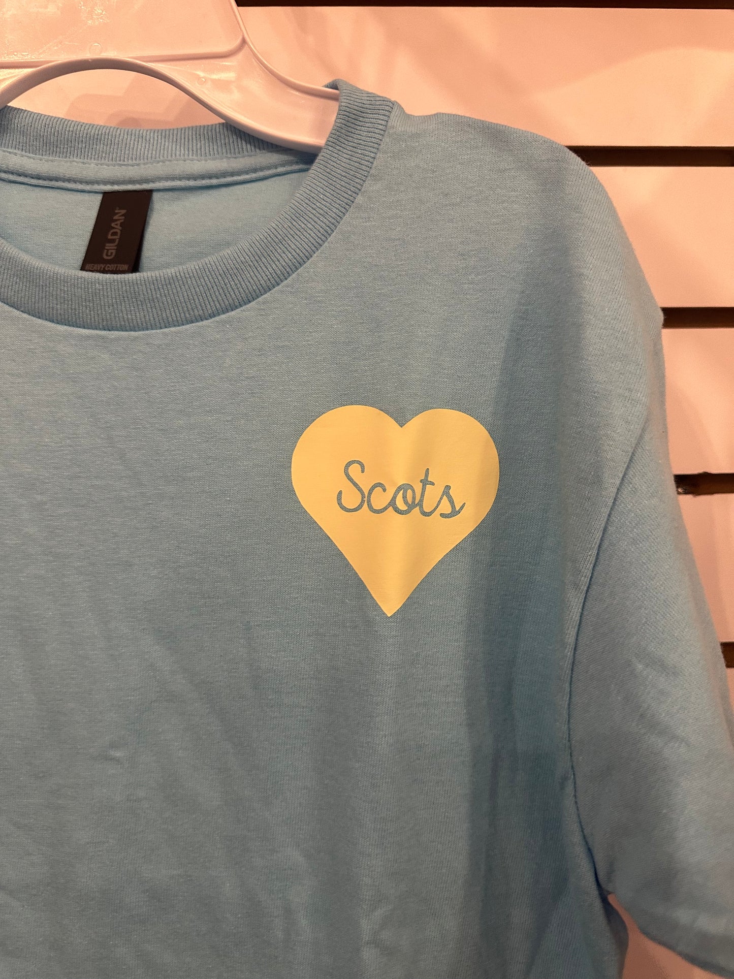 Youth Sky Blue Scots T Shirt