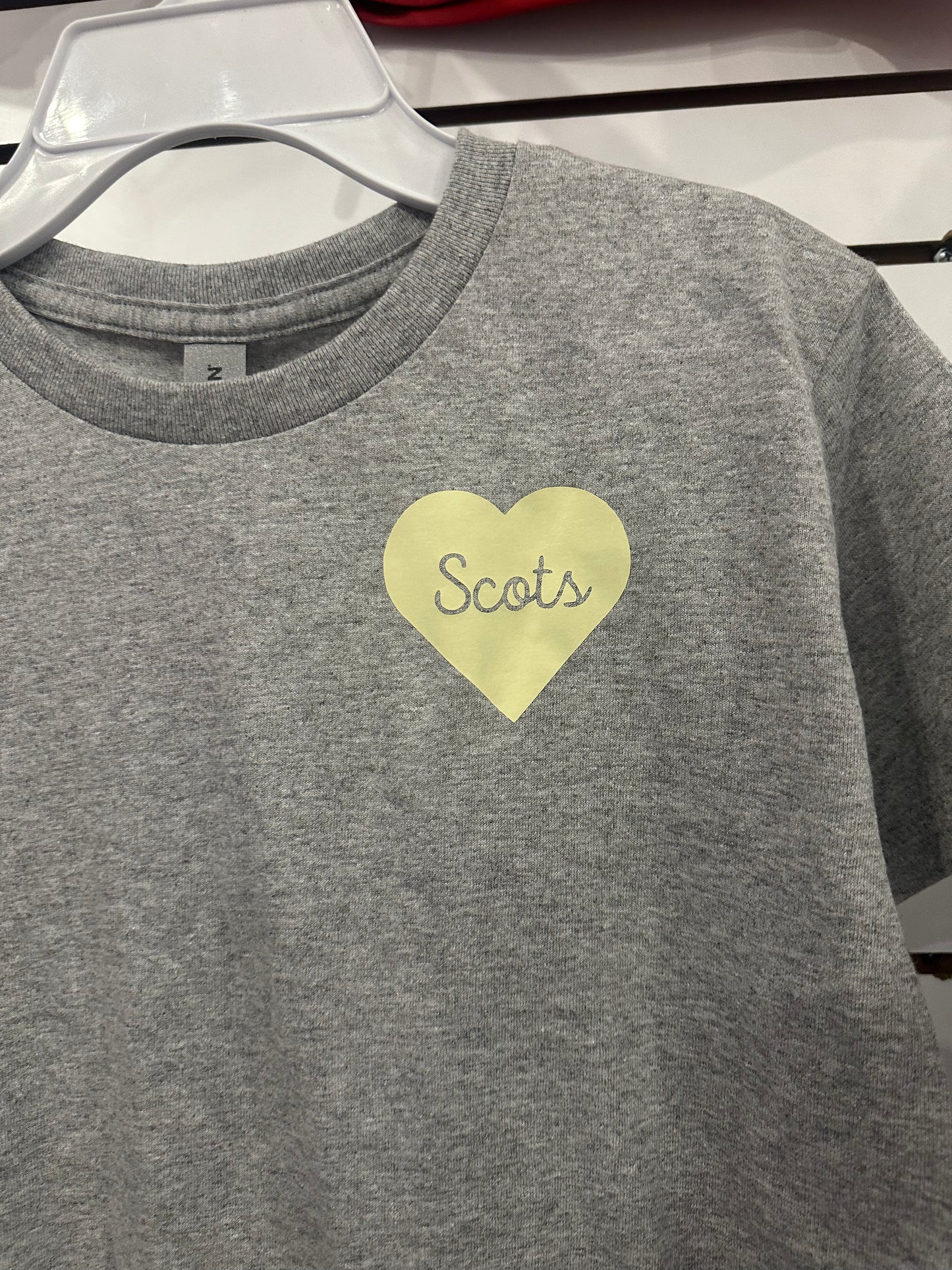 Youth Heather Gray Scots T Shirt